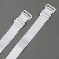 Бретели для бюстгальтера арт.TBY.0L1502  15мм цв.белый, уп.10 пар