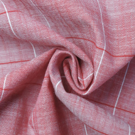 Ткань Хлопок 117 г/м? 55% хлопок, 45% полиэстер шир.145 см арт.Р.19993.02 цв.02 красный уп.25м Ткань Хлопок 117 г/м? 55% хлопок, 45% полиэстер шир.145 см арт.Р.19993.02 цв.02 красный уп.25м