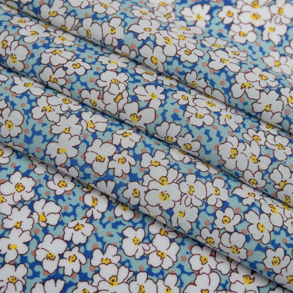 Ткань Штапель 90 г кв.м 100% вискоза шир.145 см арт.Р.26997.04 цв.04 голубой уп.45м Ткань Штапель 90 г кв.м 100% вискоза шир.145 см арт.Р.26997.04 цв.04 голубой уп.45м