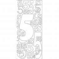 58056_Наклейки контурные "Цифры с №5"