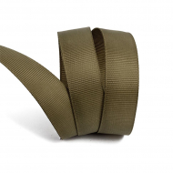 Лента Ideal репсовая в рубчик шир.25мм цв. 569 хаки уп.27,42м