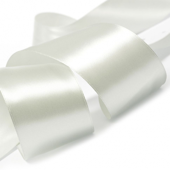 Лента атласная 50мм цв.3108 св.серый IDEAL уп.27,4 м