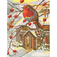 Рисунок на канве КОНЁК арт. 7827 На ветке 29х39 см