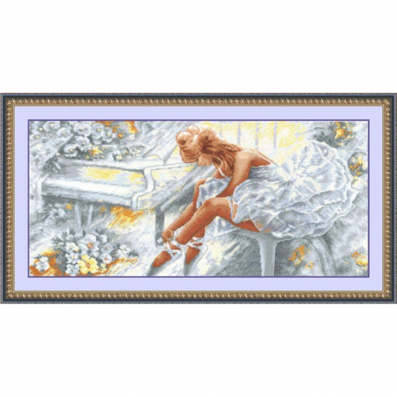 Набор для вышивания СДЕЛАЙ СВОИМИ РУКАМИ арт.Б-12 Балерина 57х27 см Набор для вышивания СДЕЛАЙ СВОИМИ РУКАМИ арт.Б-12 Балерина 57х27 см