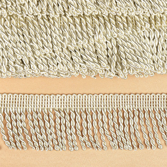 Бахрома для штор арт.0390-0910 цв.6343 шир.62мм цв.молочный уп.10м
