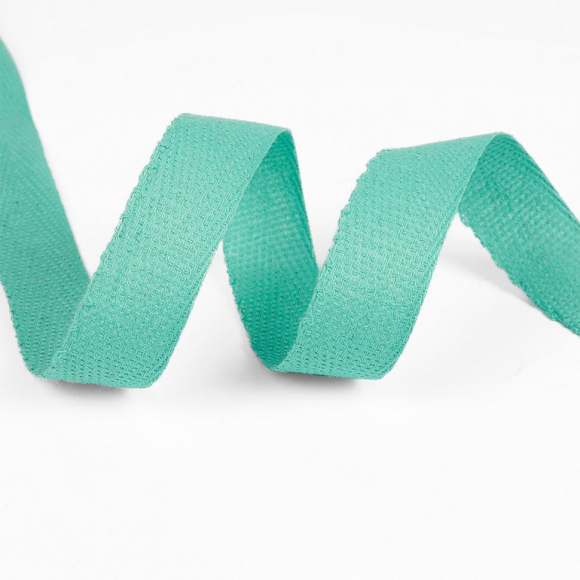 Тесьма киперная 17 мм хлопок 1,8г/см арт.12.2С-256К.17.818 цв.св.бирюзовый уп.50м