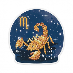 Кристальная мозаика ФРЕЯ арт.ALVM-061 Знаки зодиака. Скорпион (магнит) 9х9 см