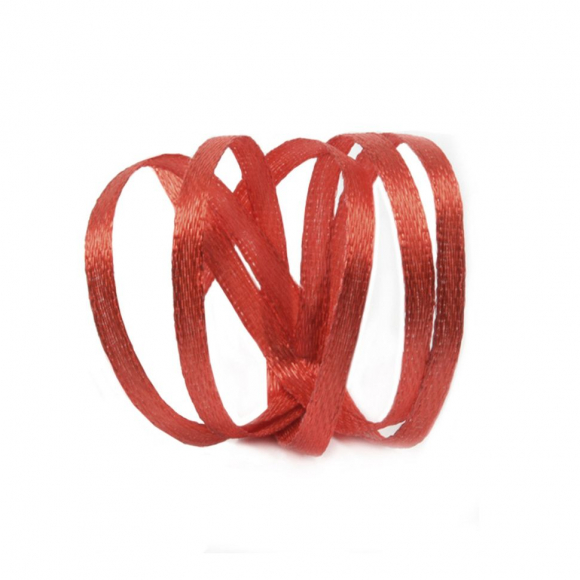 Лента атласная 3мм цв.3095 красный IDEAL уп.100 м