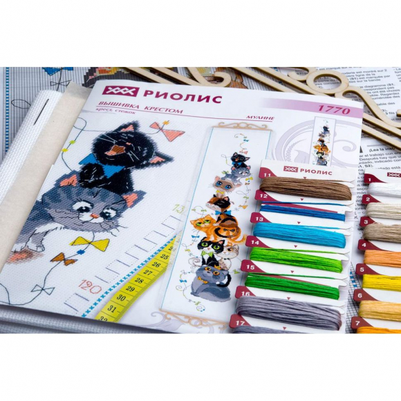 Набор для вышивания РИОЛИС арт.1770 Куча мала 19х90 см