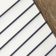 93734_Резинка шляпная PEGA, цвет темно-серый, 2 мм