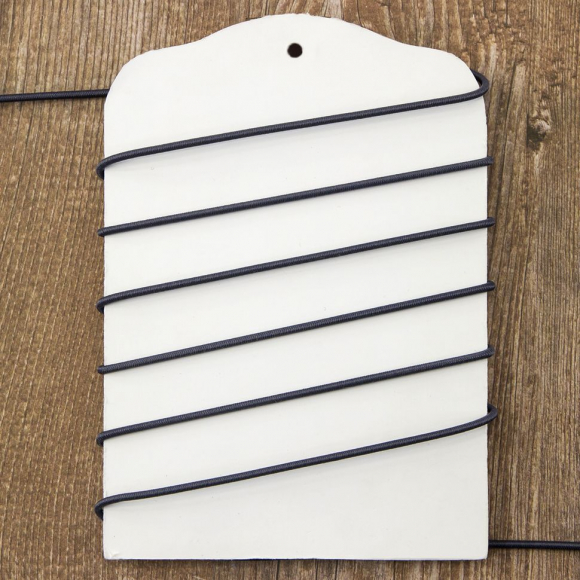 93734_Резинка шляпная PEGA, цвет темно-серый, 2 мм