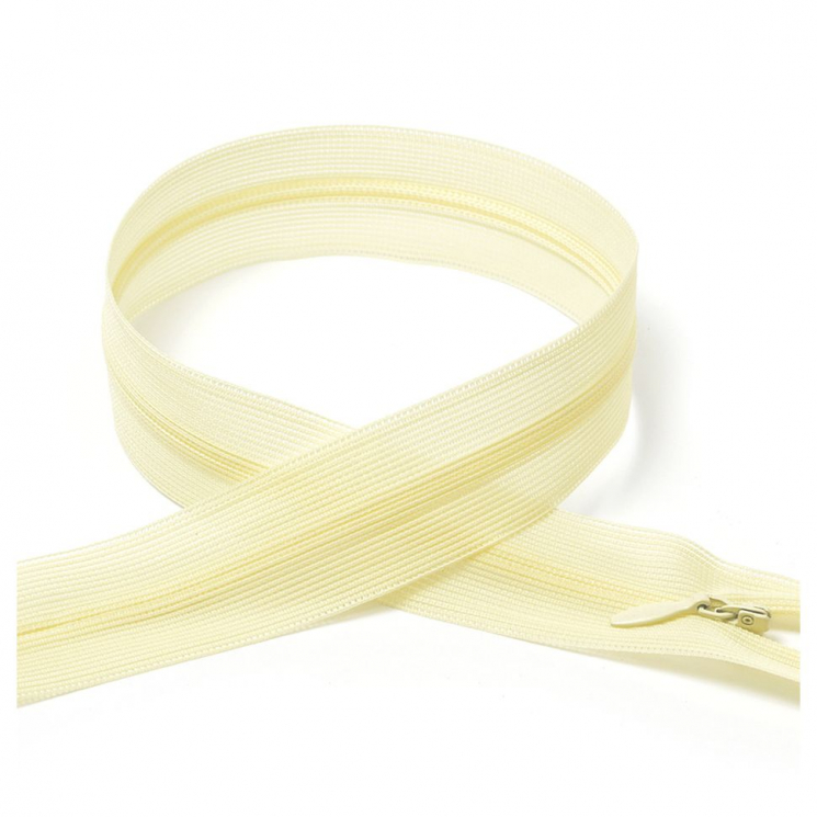 Молния MaxZipper пласт. потайная №3 20см н/р цв.F105 молочный уп.50шт