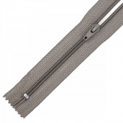 Молния MaxZipper брючная №4 замок автомат, 20см н/р цв.S323 беж-серый уп.100шт