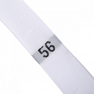 Размерники жаккардовые тафта 56 белый 10х32 мм ТВ в рул. 500 шт Размерники жаккардовые тафта 56 белый 10х32 мм ТВ в рул. 500 шт