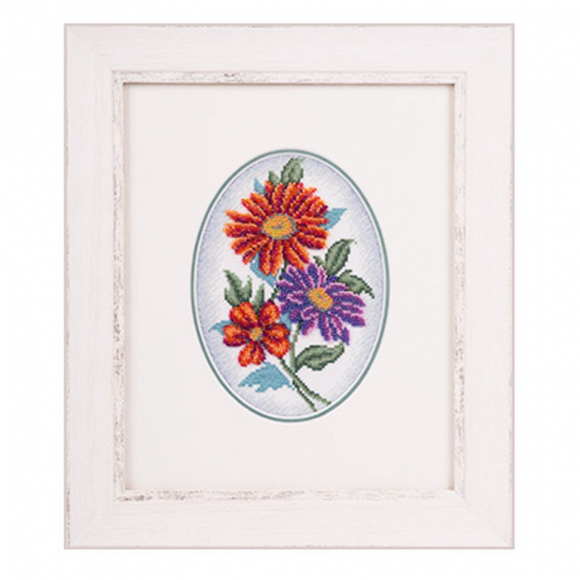 Набор для вышивания PANNA арт. C-1712 Астры 15х20 см