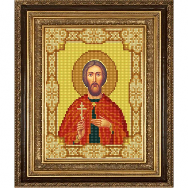 Рисунок на ткани (Бисер) КОНЁК арт. 9143 Святой Виктор 15х18 см