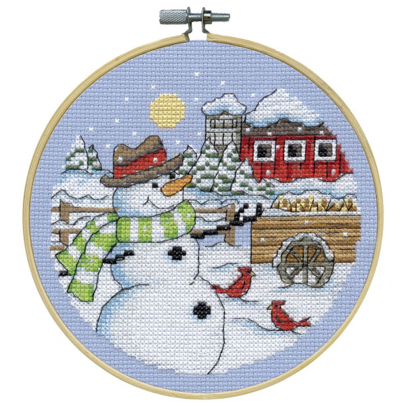 Набор для вышивания DESIGN WORKS арт.7082 Зима