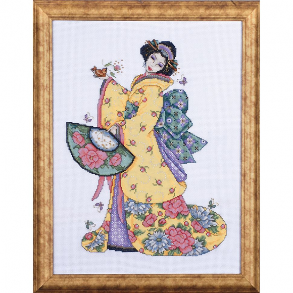 Набор для вышивания DESIGN WORKS арт.2710 Золотая Гейша 30,5х40,5 см Набор для вышивания DESIGN WORKS арт.2710 Золотая Гейша 30,5х40,5 см