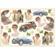 41063_Бумага рисовая "Мадмуазель"