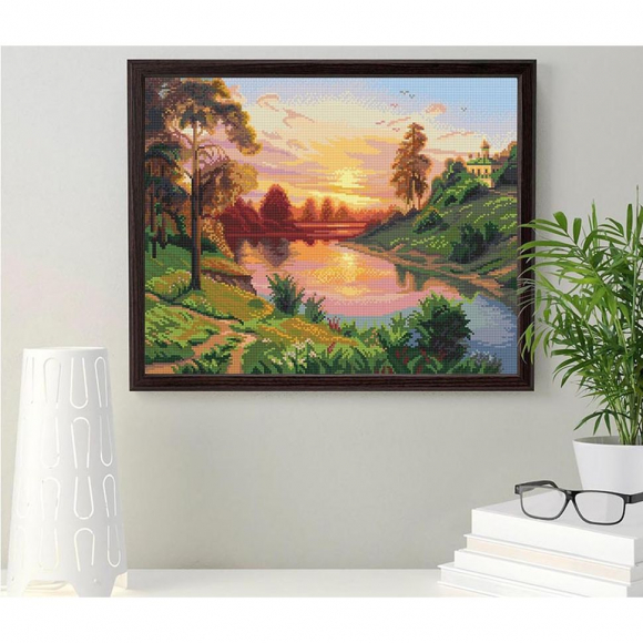 177491_Картина стразами "Тишина"