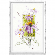 Набор для вышивания ЧУДЕСНАЯ ИГЛА арт.100-101 Эхинацея 14х23 см