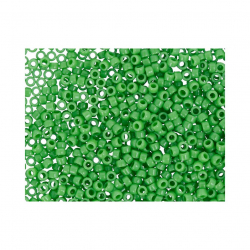 Бисер Япония "TOHO" 15/0  круглый 1  1.5 мм 5 х 5 г №0047 т.салатовый