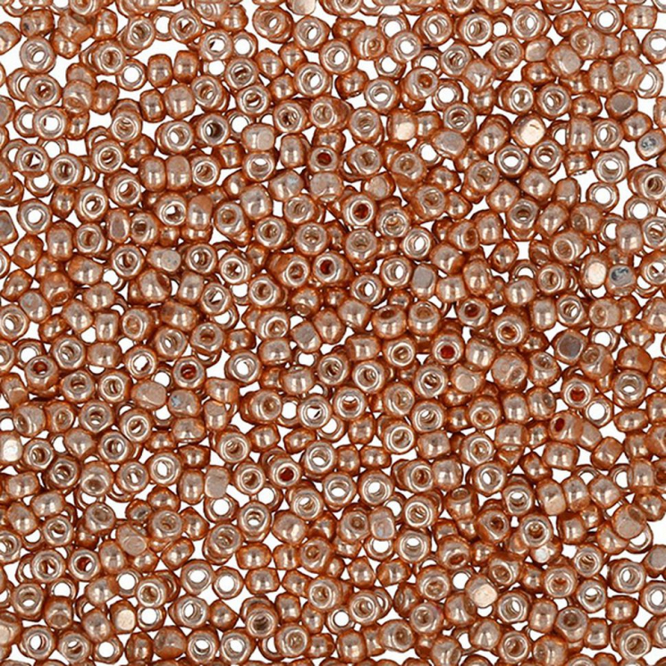 Бисер Япония "TOHO" 15/0  CHARLOTTE №2  1.7 мм 5 х 5 г №0551 т.кремовый/металлик