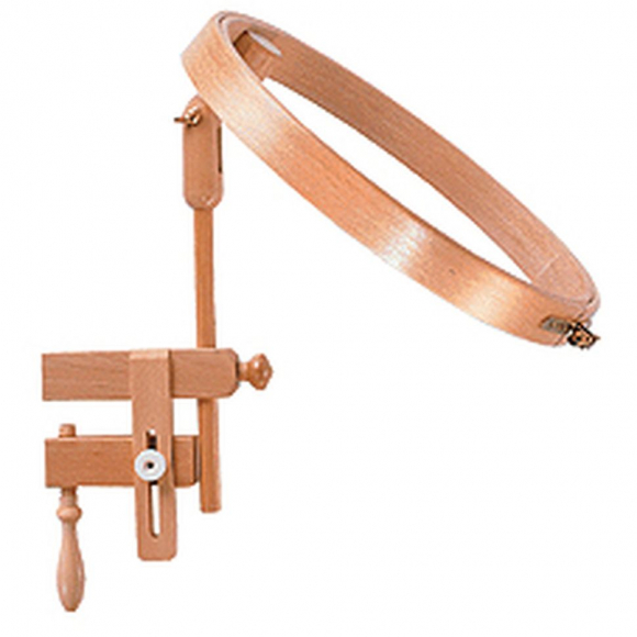 5558_Пяльцы круглые с замком и креплением для стола, диаметр 30,5 см, высота обода 25 мм 5558_Пяльцы круглые с замком и креплением для стола, диаметр 30,5 см, высота обода 25 мм