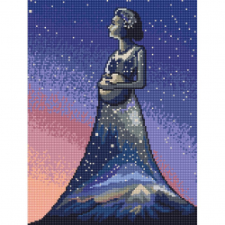 Алмазная мозаика Ah5466 Я-Вселенная 30х40