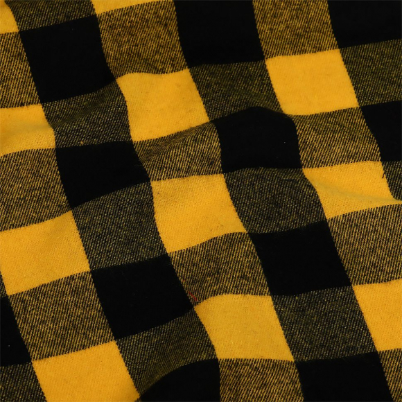 Ткань рубашечная фланель 150 г/м? 80% полиэстер, 20% хлопок шир.150 см арт.TBY.Fl.T1879.6 цв.06 желтый рул.25м