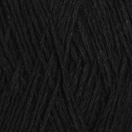 Пряжа для вязания ПЕХ Льняная (55% лён, 45% хлопок) 5х100г/330м цв.002 черный