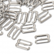 Крючок для бюстгальтера металл TBY-910 10мм, цв.никель, уп.1000шт