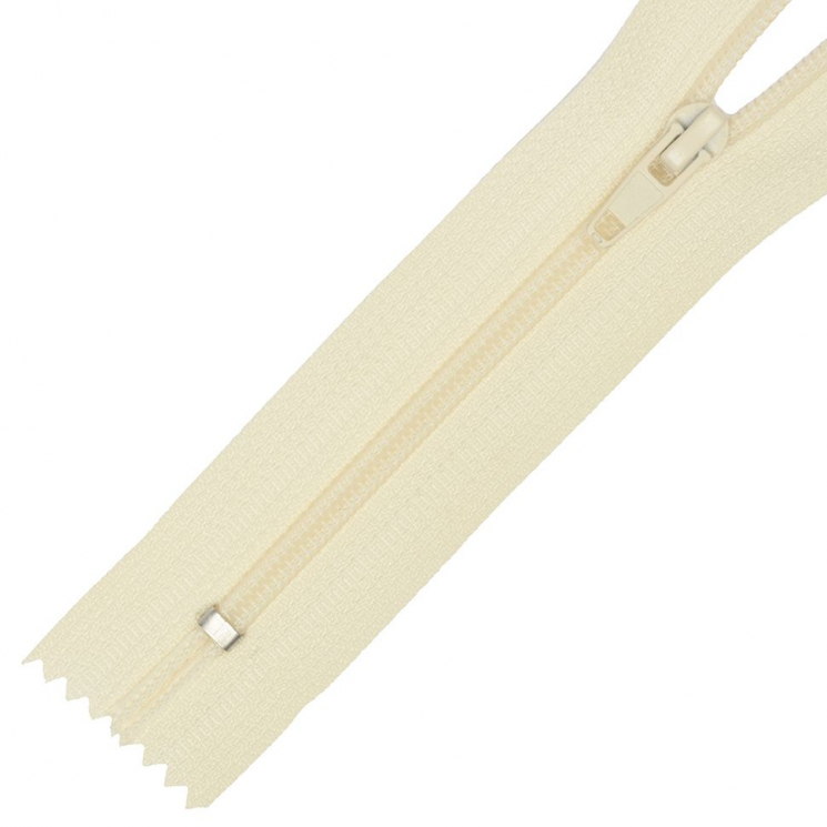 Молния MaxZipper брючная №4 замок автомат, 20см н/р цв.F306 св.бежевый уп.100шт