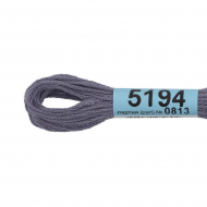 Нитки для вышивания Gamma мулине (3173-6115) 100% хлопок 24 x 8 м цв.5194 серо-сиреневый