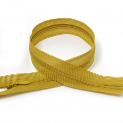 Молния MaxZipper пласт. потайная №3 20см н/р цв.F122 горчичный уп.50шт