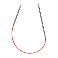 Спицы круговые носочные супергладкие никелированная латунь addiSockenwunder LACE №2 25 см