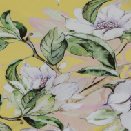 Ткань шелк Армани креп 90 г/м? 97% полиэстер, 3% лайкра шир.148 см арт.T.0297.6 цв.06 желтый рул.25м