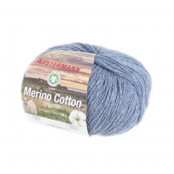 135986_Пряжа Merino Cotton organic, 55% шерсть, 45% хлопок, 50 г, 230 м
