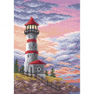 169317_Картина стразами "Маяк"