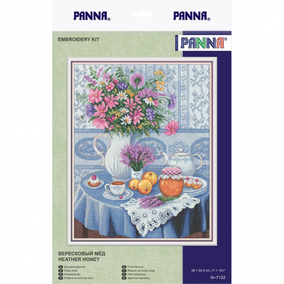 Набор для вышивания PANNA арт. N-7132 Вересковый мёд 28х34,5 см