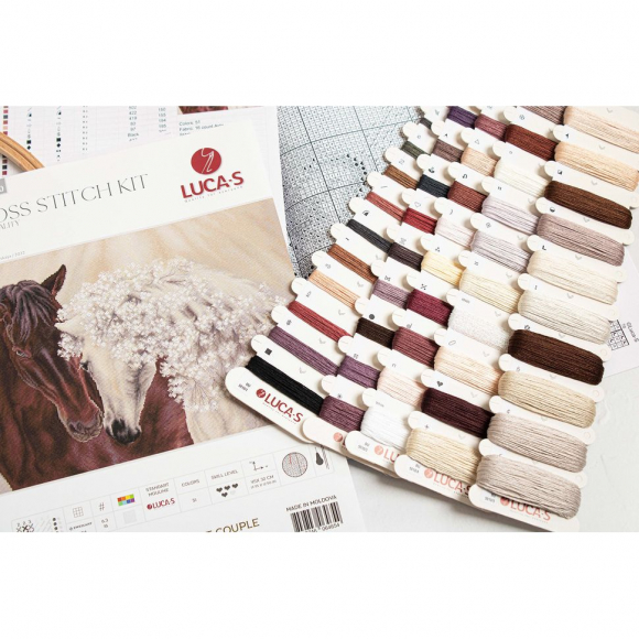 Набор для вышивания LUCA-S арт. BU5010 - Идеальная пара 45х32 см