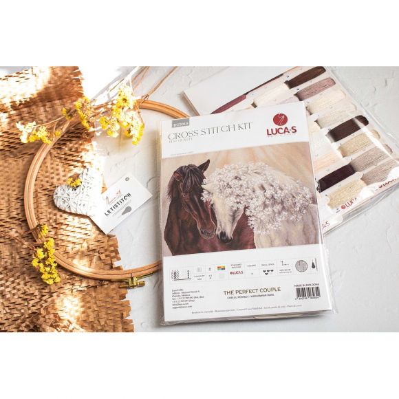 Набор для вышивания LUCA-S арт. BU5010 - Идеальная пара 45х32 см