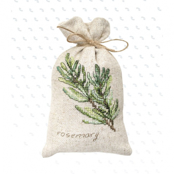 134813_Набор для вышивания мешочка для саше "Розмарин" 134813_Набор для вышивания мешочка для саше "Розмарин"