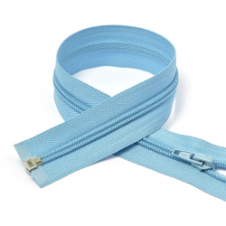 Молния MaxZipper пласт. спираль №5-N 75см цв.F184 голубой уп.50шт