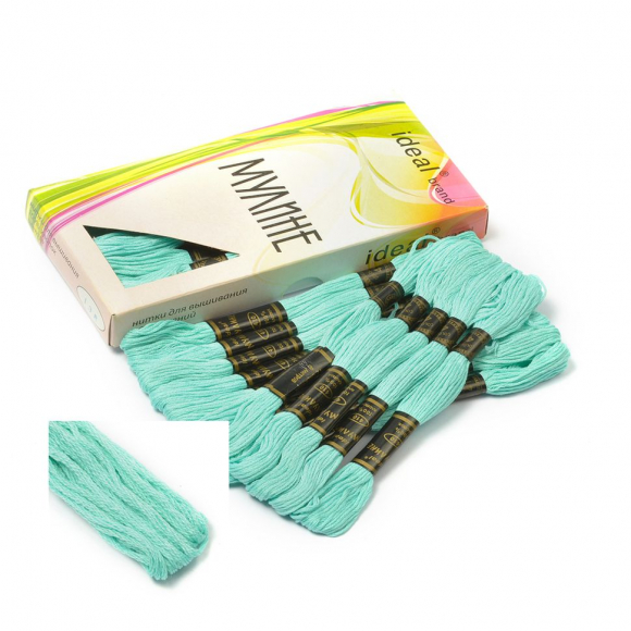 Нитки мулине IDEAL арт.ТВ (100% хлопок) 24х8м цв.410 Нитки мулине IDEAL арт.ТВ (100% хлопок) 24х8м цв.410