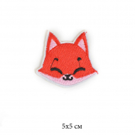 Термоаппликации арт.TBY-2120 Лиса 5х5см 10 шт