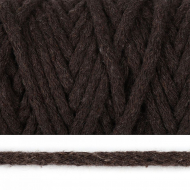 Шнур круглый х/б 05мм цв.2115 коричневый уп.50м