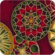 Ткань для пэчворка PEPPY Winter'S Grandeur 146 г/м? 100% хлопок цв.SRKM-13685-223 HOLIDAY уп.50х55 см