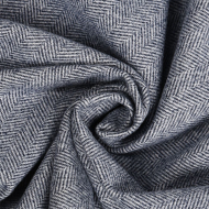 Ткань Костюмная 320 г/м? 100% полиэстер шир.150 см арт.С.1835.01 цв.серый рул.30м