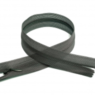 Молния MaxZipper пласт. потайная №3 20см н/р цв.F312 т.серый уп.50шт